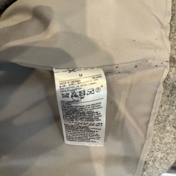 Gray Pea Coat size medium - Picture 4 of 8